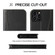 iPhone 13 mini Genuine Leather Horizontal Flip Leather Case with Holder & Card Slots & Wallet  - Black