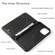 iPhone 13 mini Genuine Leather Horizontal Flip Leather Case with Holder & Card Slots & Wallet  - Black