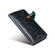 iPhone 13 mini Denior Oil Wax Cowhide Magnetic Button Genuine Leather Case - Dark Blue
