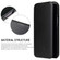 iPhone 13 mini Fierre Shann Magnetic Genuine Leather Phone Case  - Black