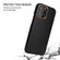 iPhone 13 mini Fierre Shann Magnetic Genuine Leather Phone Case  - Black