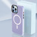 iPhone 12 Skin Feel TPU + Frosted PC MagSafe Phone Case - Purple