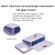 iPhone 12 / 12 Pro Horizontal Metal Buckle Wallet Rhombic Leather Phone Case - Purple
