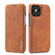 iPhone 12 / 12 Pro LC.IMEEKE Hon Ancient Series Horizontal Flip Leather Case with Holder & Card Slot - Brown