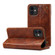 iPhone 12 / 12 Pro Baroque Simple Horizontal Flip Leather Case with Holder & Card Slots & Wallet - Light Brown