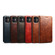 iPhone 12 / 12 Pro Baroque Simple Horizontal Flip Leather Case with Holder & Card Slots & Wallet - Dark Brown