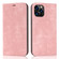 iPhone 12 Pro Wireless Charging Magsafe Leather Phone Case - Pink