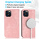 iPhone 12 Pro Wireless Charging Magsafe Leather Phone Case - Pink