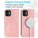 iPhone 12 Wireless Charging Magsafe Leather Phone Case - Pink