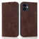 iPhone 12 Wireless Charging Magsafe Leather Phone Case - Brown