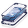 iPhone 12 / 12 Pro Double-sided Plastic Glass Protective Case - Blue