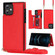 iPhone 12 / 12 Pro Cross-body Square Double Buckle Flip Card Bag TPU+PU Case with Card Slots & Wallet & Photo & Strap - Red