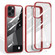 iPhone 12 / 12 Pro Double-sided Plastic Glass Protective Case - Red