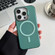 iPhone 12 / 12 Pro Invisible Holder Magsafe Ultra-thin PC Phone Case - Transparent Green