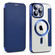 iPhone 12 Pro MagSafe Magnetic RFID Anti-theft Leather Phone Case - Royal Blue