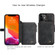 iPhone 12 / 12 Pro CaseMe C20 Multifunctional PC + TPU Protective Case with Holder & Card Slot & Wallet - Black
