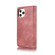 iPhone 12/12 Pro DG.MING Crazy Horse Texture Detachable Magnetic Leather Case - Red