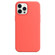 iPhone 12 / 12 Pro Magnetic Liquid Silicone Full Coverage Shockproof Magsafe Case with Magsafe Charging Magnet - Pink Orange