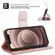 iPhone 12 / 12 Pro Litchi Texture Magnetic Detachable Wallet Leather Phone Case - Rose Gold