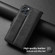 iPhone 12 / 12 Pro Litchi Texture Magnetic Detachable Wallet Leather Phone Case - Black