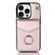 iPhone 12 Pro Anti-theft RFID Card Slot Phone Case - Rose Gold