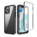 iPhone 12 / 12 Pro Waterproof Dustproof Shockproof Transparent Acrylic Protective Case - Black