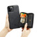 iPhone 12 / 12 Pro JEEHOOD Magnetic Zipper Horizontal Flip Leather Case with Holder & Card Slot & Wallet - Black