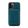 iPhone 12 / 12 Pro JEEHOOD Magnetic Zipper Horizontal Flip Leather Case with Holder & Card Slot & Wallet - Blue