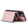 iPhone 12 / 12 Pro JEEHOOD Magnetic Zipper Horizontal Flip Leather Case with Holder & Card Slot & Wallet - Pink