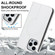 iPhone 12 / 12 Pro Rhombic MagSafe RFID Anti-Theft Wallet Leather Phone Case - White