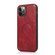 iPhone 12 / 12 Pro Multiple Card Slots Detachable Magnetic Horizontal Flip Leather Case with Card Slots & Holder & Wallet - Red