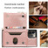 iPhone 12 / 12 Pro Square Zipper Wallet Bag TPU+PU Back Cover Case with Holder & Card Slots & Wallet & Cross-body Strap - Rose Glod