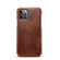 iPhone 12 / 12 Pro Denior Oil Wax Cowhide Phone Case - Brown