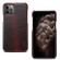 iPhone 12 / 12 Pro Denior Oil Wax Cowhide Phone Case - Red