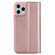 iPhone 12 / 12 Pro GEBEI PU+TPU Horizontal Flip Protective Case with Holder & Card Slots - Rose Gold