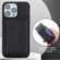 iPhone 12 Pro / 12 RFID Anti-theft Detachable Card Bag Leather Phone Case - Black