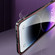 iPhone 12 Spring Buckle Metal Transparent Phone Case with Lens Protection - Dark Purple