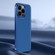 iPhone 12 Pro Litchi Texture Genuine Leather Phone Case - Blue