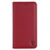 iPhone 12 / 12 Pro GEBEI PU+TPU Horizontal Flip Protective Case with Holder & Card Slots - Red