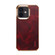 iPhone 12 Denior Oil Wax Cowhide Plating Phone Case - Red