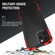 iPhone 12 iPAKY Thunder Series Aluminum alloy Shockproof Protective Case - Red