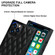 iPhone 12 / 12 Pro Elegant Rhombic Pattern Microfiber Leather +TPU Shockproof Case with Crossbody Strap Chain - Black