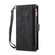 iPhone 12 Pro Retro Frosted Horizontal Flip Leather Case with Holder & Card Slot & Wallet & Zipper Pocket & Lanyard - Black