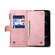 iPhone 12 Retro Frosted Horizontal Flip Leather Case with Holder & Card Slot & Wallet & Zipper Pocket & Lanyard - Rose Gold