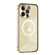 iPhone 12 Pro MagSafe HD Spring Buckle Metal Phone Case - Gold