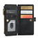 iPhone 12 / 12 Pro CaseMe-C30 PU + TPU Multifunctional Horizontal Flip Leather Case with Holder & Card Slot & Wallet & Zipper Pocket - Black
