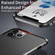 iPhone 12 / 12 Pro Shockproof Metal Protective Frame - Black