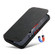 iPhone 12/12 Pro Suteni J06 Retro Matte Litchi Texture Leather Magnetic Magsafe Phone Case - Black