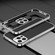 iPhone 12 Pro Electroplated Glossy Stainless Steel Phone Case - Silver