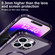 iPhone 12 Pro MagSafe Magnetic Stainless Steel Frame Transparent TPU Phone Case - Silver